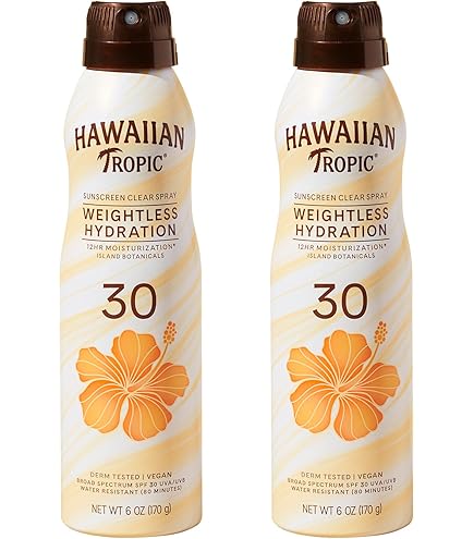 Amazon.com: Hawaiian Tropic Weightless Hydration Sunscreen Spray